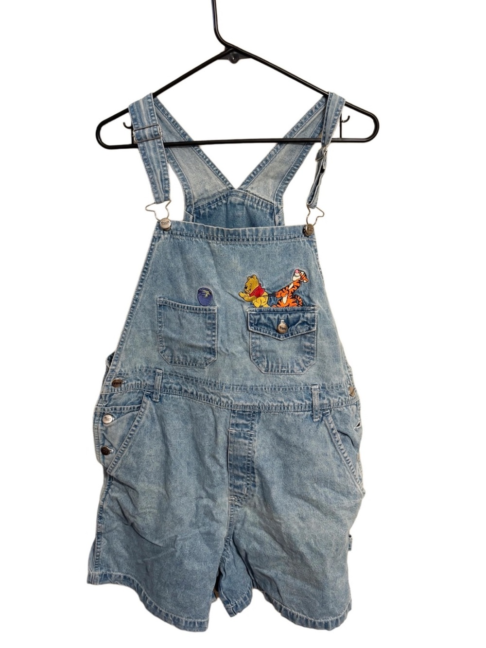 Disney Vintage Winnie The Pooh Overalls 100% cotton- Size L
